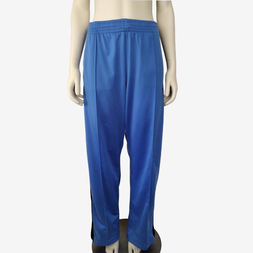 Victoria's Secret PINK Blue Straight Leg Drawstring Waist Track Pants